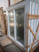Kunststoff-Fenster innen und außen weiß, 2flügelig, links-rechts Verbreiterung je 120 mm, oben Verbreiterung 90 mm, Maße: B 1820 x H 1930 mm Kunststoff-Fenster innen und außen weiß, 2flügelig, links-rechts Verbreiterung je 120 mm, oben Verbreiterung 90 mm, Maße: B 1820 x H 1930 mm