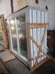 Kunststoff-Fenster innen und außen weiß, 2flügelig, links-rechts Verbreiterung je 120 mm, oben Verbreiterung 90 mm, Maße: B 1820 x H 1930 mm Kunststoff-Fenster innen und außen weiß, 2flügelig, links-rechts Verbreiterung je 120 mm, oben Verbreiterung 90 mm, Maße: B 1820 x H 1930 mm