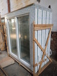 Kunststoff-Fenster innen und außen weiß, 2flügelig, links-rechts Verbreiterung je 120 mm, oben Verbreiterung 90 mm, Maße: B 1820 x H 1930 mm Kunststoff-Fenster innen und außen weiß, 2flügelig, links-rechts Verbreiterung je 120 mm, oben Verbreiterung 90 mm, Maße: B 1820 x H 1930 mm