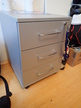 2 Stück Rollcontainer silberfärbig 2 Stück Rollcontainer silberfärbig