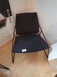2 Stück Besucherstühle Stoff schwarz 2 Stück Besucherstühle Stoff schwarz