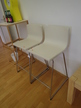2 Stück Barhocker weiss 2 Stück Barhocker weiss