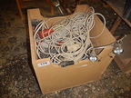 Kiste mit Baustromkabel 380 - 220 V mit Verlängerung Kiste mit Baustromkabel 380 - 220 V mit Verlängerung