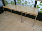 2 Stk. Verkaufs-Tische 1 x 120 x 60 cm + 1 x 60 x 60 cm 2 Stk. Verkaufs-Tische 1 x 120 x 60 cm + 1 x 60 x 60 cm