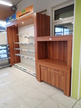Holzblendenverbau mit Auszugsladenschrank 2teilig ca. L ca. 4.2 m x T 0.75 m x H 2.55 m + L 4.35 x H 255 x T 75 cm Holzblendenverbau mit Auszugsladenschrank 2teilig ca. L ca. 4.2 m x T 0.75 m x H 2.55 m + L 4.35 x H 255 x T 75 cm