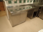 Edelstahl Arbeitstisch-Modul, Unterschrank mit Flügeltüre, 195Lx70Tx86H Edelstahl Arbeitstisch-Modul, Unterschrank mit Flügeltüre, 195Lx70Tx86H