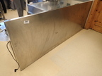 Edelstahl-Rückwandplatte für Küche L 230 x T 3.5 x H 90 cm Edelstahl-Rückwandplatte für Küche L 230 x T 3.5 x H 90 cm