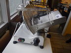 Mayway Aufschnittmaschine in Edelstahl verstellbar Typ 256/A-DW Mayway Aufschnittmaschine in Edelstahl verstellbar Typ 256/A-DW