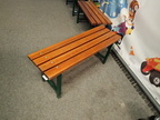 ca. 2 Stk. Sitzbänke je L 100 x 32 x 41 cm ca. 2 Stk. Sitzbänke je L 100 x 32 x 41 cm