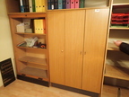 Aktenschrankverbau ca. L 230 x H 285 cm + L 70 x H 225 cm, T von 40 - 55 cm Aktenschrankverbau ca. L 230 x H 285 cm + L 70 x H 225 cm, T von 40 - 55 cm