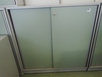 Blaha Aktenschrank mit Schiebetüre ca. 120 x 43 x 118 cm, 3 Ordner hoch Blaha Aktenschrank mit Schiebetüre ca. 120 x 43 x 118 cm, 3 Ordner hoch