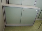 Blaha Aktenschrank mit Schiebetüre ca. 120 x 43 x 84 cm, 2 Ordner hoch Blaha Aktenschrank mit Schiebetüre ca. 120 x 43 x 84 cm, 2 Ordner hoch
