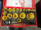1 Kassette mit Lochbohrern von 9 - 76 mm 1 Kassette mit Lochbohrern von 9 - 76 mm