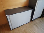 Akten-Rolloschrank anthrazit, 2 Ordnerhöhen Akten-Rolloschrank anthrazit, 2 Ordnerhöhen