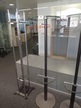 Kleiderständer Typ Monaco mit Glasabdeckplatte, DM 45 cm, H 172 cm Kleiderständer Typ Monaco mit Glasabdeckplatte, DM 45 cm, H 172 cm