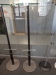 Kleiderständer Typ Monaco mit Glasabdeckplatte, DM 45 cm, H 172 cm Kleiderständer Typ Monaco mit Glasabdeckplatte, DM 45 cm, H 172 cm