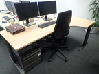 Schreibtisch-Winkelkombination ca. L 200 x B 80 - 120 cm Schreibtisch-Winkelkombination ca. L 200 x B 80 - 120 cm
