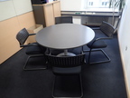 Besprechungstischgruppe DM 120 cm + 4 Besprechungsstühle Besprechungstischgruppe DM 120 cm + 4 Besprechungsstühle