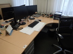 Schreibtisch-Winkelkombination ca. L 200 x B 80 - 120 cm Schreibtisch-Winkelkombination ca. L 200 x B 80 - 120 cm