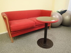 Tisch DM ca. 44 cm, H 60 cm + 2Sitzer-Bank L 145 cm Tisch DM ca. 44 cm, H 60 cm + 2Sitzer-Bank L 145 cm