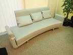 Designer-Ledersofa ca. L 230 cm x T 90 cm x H 90 cm Designer-Ledersofa ca. L 230 cm x T 90 cm x H 90 cm