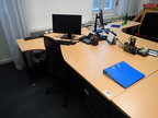 Schreibtisch-Winkelkombination ca. L 200 x B 80 - 120 cm Schreibtisch-Winkelkombination ca. L 200 x B 80 - 120 cm
