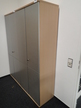 BENE Aktenschrank ca. B 80 x 193 x 45 cm, Front Silber BENE Aktenschrank ca. B 80 x 193 x 45 cm, Front Silber