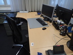 Schreibtisch-Winkelkombination ca. L 200 x B 80 - 120 cm Schreibtisch-Winkelkombination ca. L 200 x B 80 - 120 cm