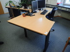 Schreibtisch-Winkelkombination ca. L 200 x B 80 - 120 cm Schreibtisch-Winkelkombination ca. L 200 x B 80 - 120 cm