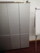 BENE Aktenschrank ca. B 80 x 193 x 45 cm, Front Silber BENE Aktenschrank ca. B 80 x 193 x 45 cm, Front Silber