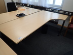 Schreibtisch-Winkelkombination ca. L 200 x B 80 - 120 cm Schreibtisch-Winkelkombination ca. L 200 x B 80 - 120 cm