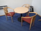 Besprechungstisch DM 80 cm + 3 Besprechungsstühle Besprechungstisch DM 80 cm + 3 Besprechungsstühle