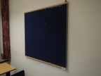 Pinnwand blau ca. B 120 x H 110 cm Pinnwand blau ca. B 120 x H 110 cm