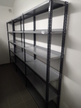 Kompletter Rauminhalt bestehend aus Schraubregal-Anlage ca. 6 lfm, Fab. Schäfer, T 30 cm, H 192 cm + 3 lfm Regal, T 60 cm (ohne Inhalt) Kompletter Rauminhalt bestehend aus Schraubregal-Anlage ca. 6 lfm, Fab. Schäfer, T 30 cm, H 192 cm + 3 lfm Regal, T 60 cm (ohne Inhalt)