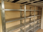 Steckregal ca. L 310 x T 35 x H 200 cm, 4 Steher, 5 Fachböden Steckregal ca. L 310 x T 35 x H 200 cm, 4 Steher, 5 Fachböden
