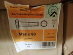 Sechskant-Kopfschrauben mit Schaft M14/60 a 200 Stk. Sechskant-Kopfschrauben mit Schaft M14/60 a 200 Stk.