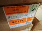 Torbandschrauben M12 X 80, Flach-Rundkopf-Vierkantansatz a 225 Stk. Torbandschrauben M12 X 80, Flach-Rundkopf-Vierkantansatz a 225 Stk.