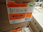 Torbandschrauben M12 X 60, Flach-Rundkopf-Vierkantansatz a 225 Stk. Torbandschrauben M12 X 60, Flach-Rundkopf-Vierkantansatz a 225 Stk.