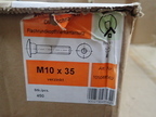 Torbandschrauben M10 X 35, Flach-Rundkopf-Vierkantansatz a 450 Stk. Torbandschrauben M10 X 35, Flach-Rundkopf-Vierkantansatz a 450 Stk.