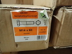 Torbandschrauben M14 X 60, Flach-Rundkopf-Vierkantansatz a 200 Stk. Torbandschrauben M14 X 60, Flach-Rundkopf-Vierkantansatz a 200 Stk.