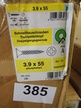 Schnellbauschrauben 3.9 x 55, 1600 Stk. Schnellbauschrauben 3.9 x 55, 1600 Stk.