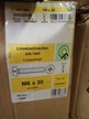 Schrauben M6 x 30, 2400 Stk. Schrauben M6 x 30, 2400 Stk.