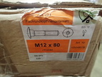 Flach-Rund-Vierkantschrauben M 12 x 80 a 225 Stk. Flach-Rund-Vierkantschrauben M 12 x 80 a 225 Stk.