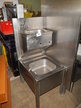 Edelstahl-Doppelwaschbecken ca. 75 x 60 x 160 cm Edelstahl-Doppelwaschbecken ca. 75 x 60 x 160 cm
