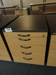Neudörfler Rollcontainer, Anthrazit-Buche ca. 43 x 60 x 57 cm, mit 4 Laden Neudörfler Rollcontainer, Anthrazit-Buche ca. 43 x 60 x 57 cm, mit 4 Laden