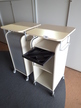 BENE Caddy mobil, 2 Ordnerhöhen, mit Rollo in Silber, Deckplatte Ahorn + 1 Schreibtisch-Auszugslade, Maße ca.: 55 x 55 x 110 cm BENE Caddy mobil, 2 Ordnerhöhen, mit Rollo in Silber, Deckplatte Ahorn + 1 Schreibtisch-Auszugslade, Maße ca.: 55 x 55 x 110 cm