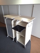 BENE Caddy mobil, 2 Ordnerhöhen, mit Rollo in Silber, Deckplatte Ahorn + 1 Schreibtisch-Auszugslade, Maße ca.: 55 x 55 x 110 cm BENE Caddy mobil, 2 Ordnerhöhen, mit Rollo in Silber, Deckplatte Ahorn + 1 Schreibtisch-Auszugslade, Maße ca.: 55 x 55 x 110 cm