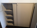 Svoboda Aktenschrank hellgrau ca. L 160 x T 43 x H 154 cm, 4 Ordnerhöhen, Schlüssel vorhanden Svoboda Aktenschrank hellgrau ca. L 160 x T 43 x H 154 cm, 4 Ordnerhöhen, Schlüssel vorhanden