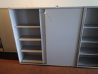 Svoboda Aktenschrank hellgrau ca. L 160 x T 43 x H 154 cm, 4 Ordnerhöhen, Schlüssel vorhanden Svoboda Aktenschrank hellgrau ca. L 160 x T 43 x H 154 cm, 4 Ordnerhöhen, Schlüssel vorhanden