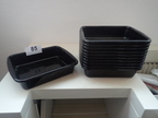 12 Stk. Riess Emaile-Gratinpfannen 24.8 x 20 x 5.5 cm 12 Stk. Riess Emaile-Gratinpfannen 24.8 x 20 x 5.5 cm